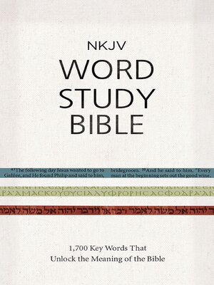 cover image of NKJV Word Study Bible